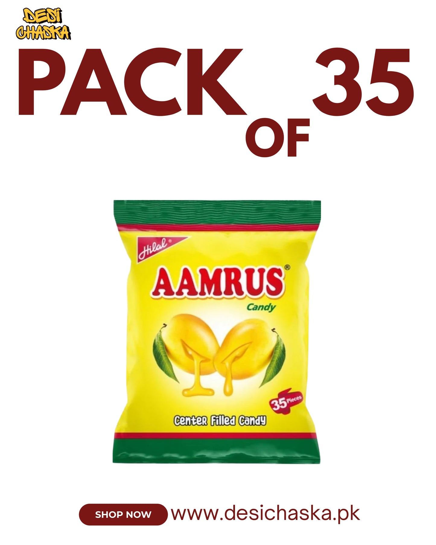 AAMRUS CANDY - PACK OF 35