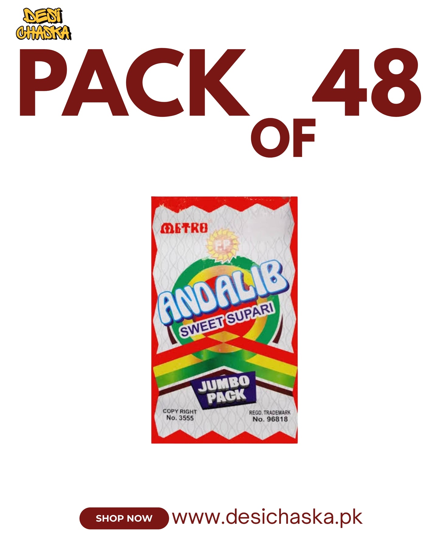ANDALIB - PACK OF 48