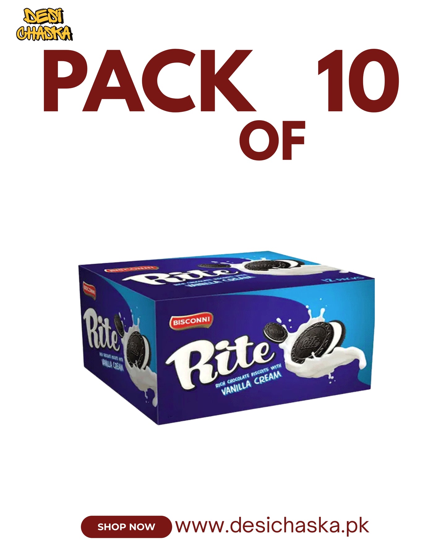 RITE BISCUIT - PACK OF 10