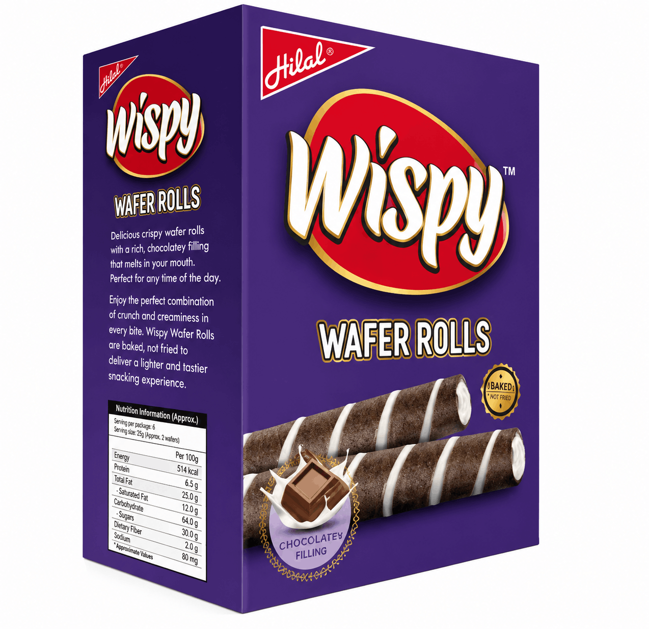 WISPY WAFER - PACK OF 24 ( CHOCO VANILLA )