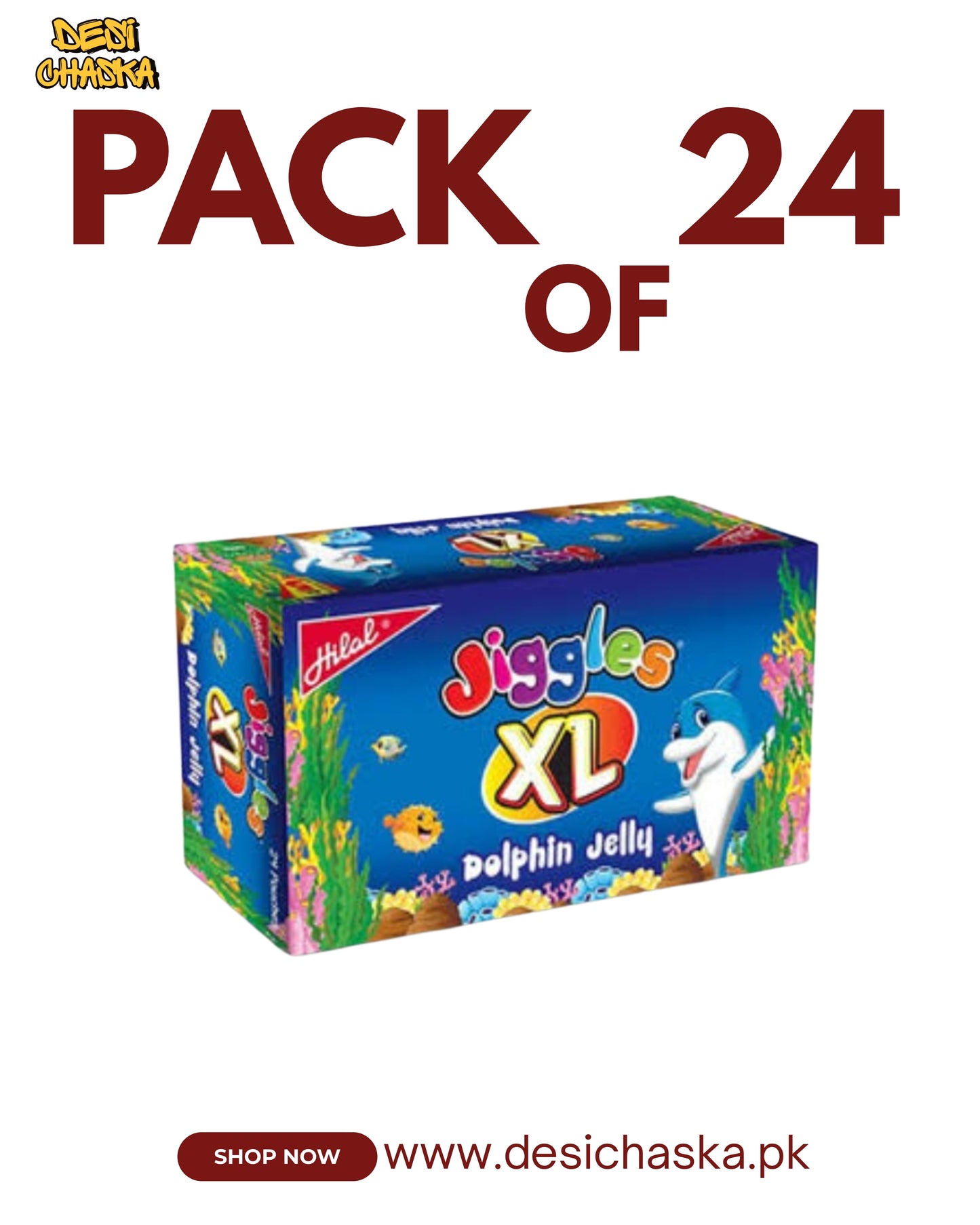 DOLPHIN JELLY - PACK OF 24