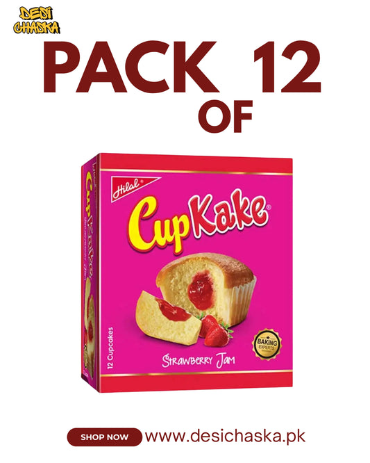 CUP KAKE - PACK OF 12 (STRAWBERRY)