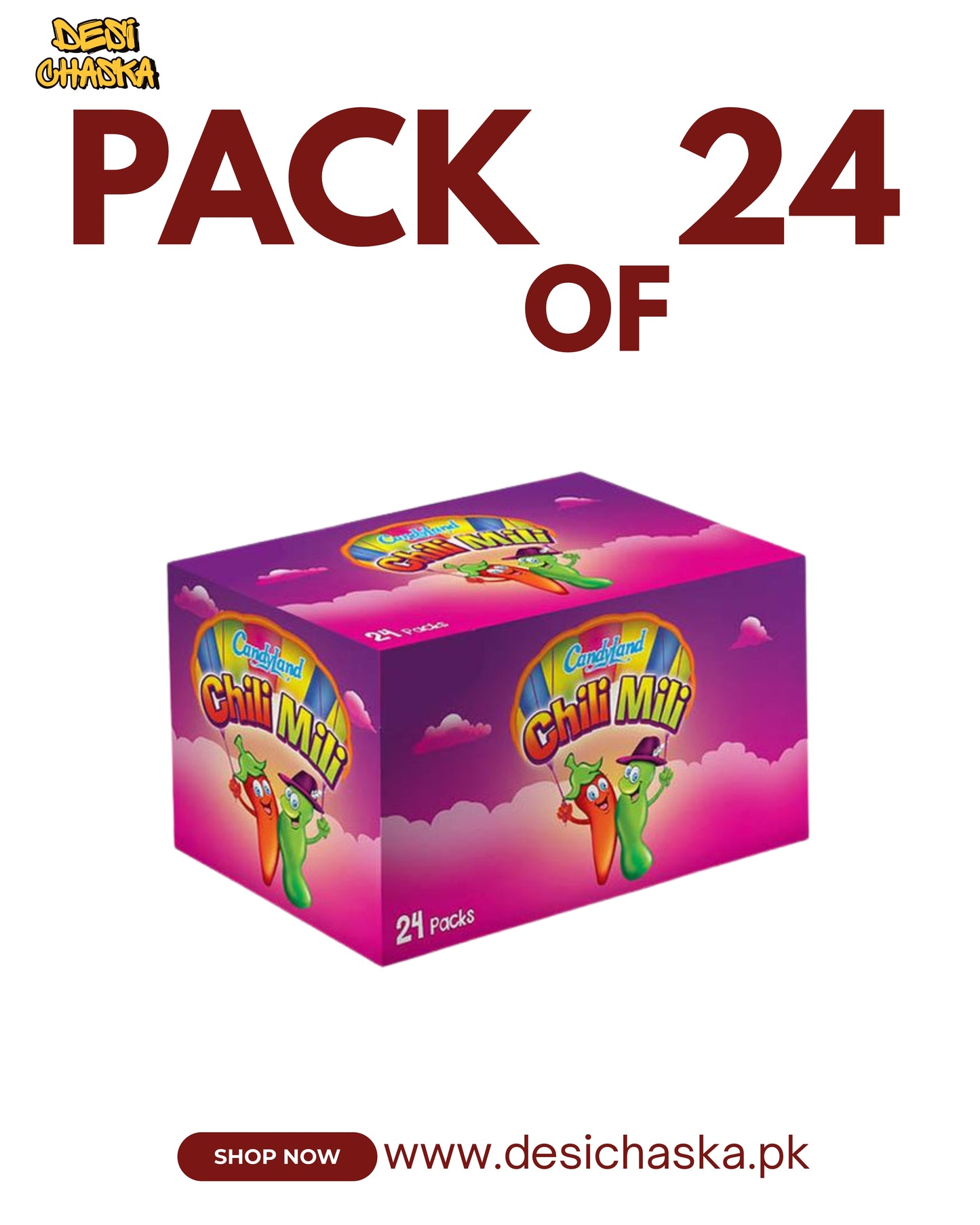 CHILLI MILLI JELLY - pack of 24