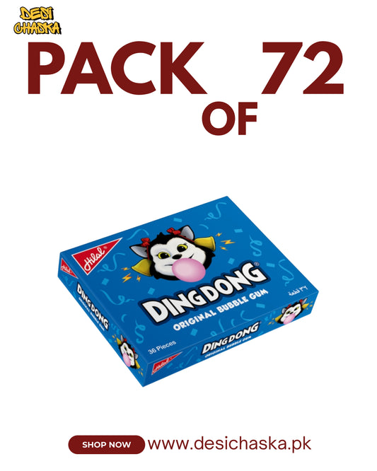 DING DONG BUBBLE - PACK OF 72
