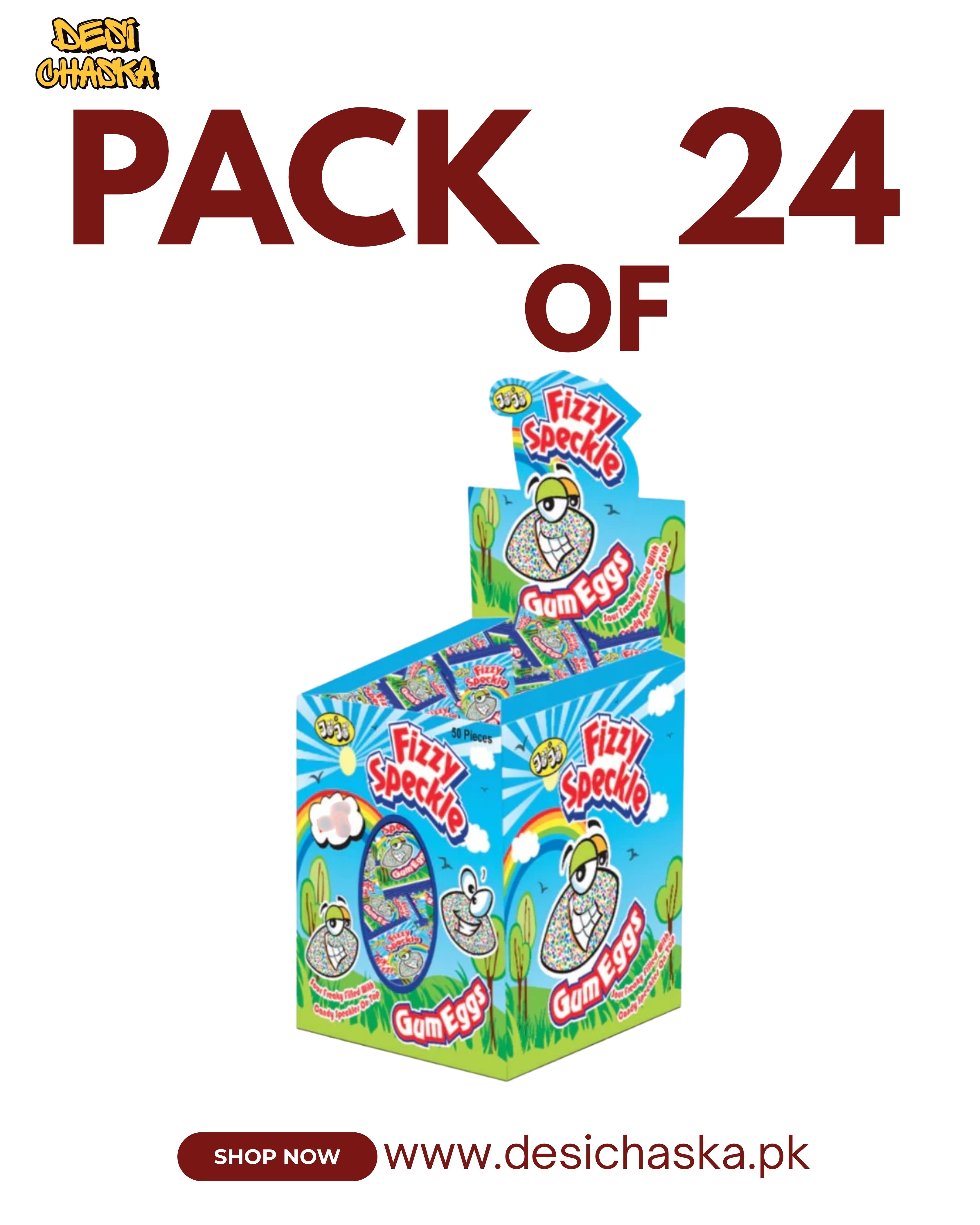 FIZZY SPECKLE - PACK OF 24 – Desi Chaska