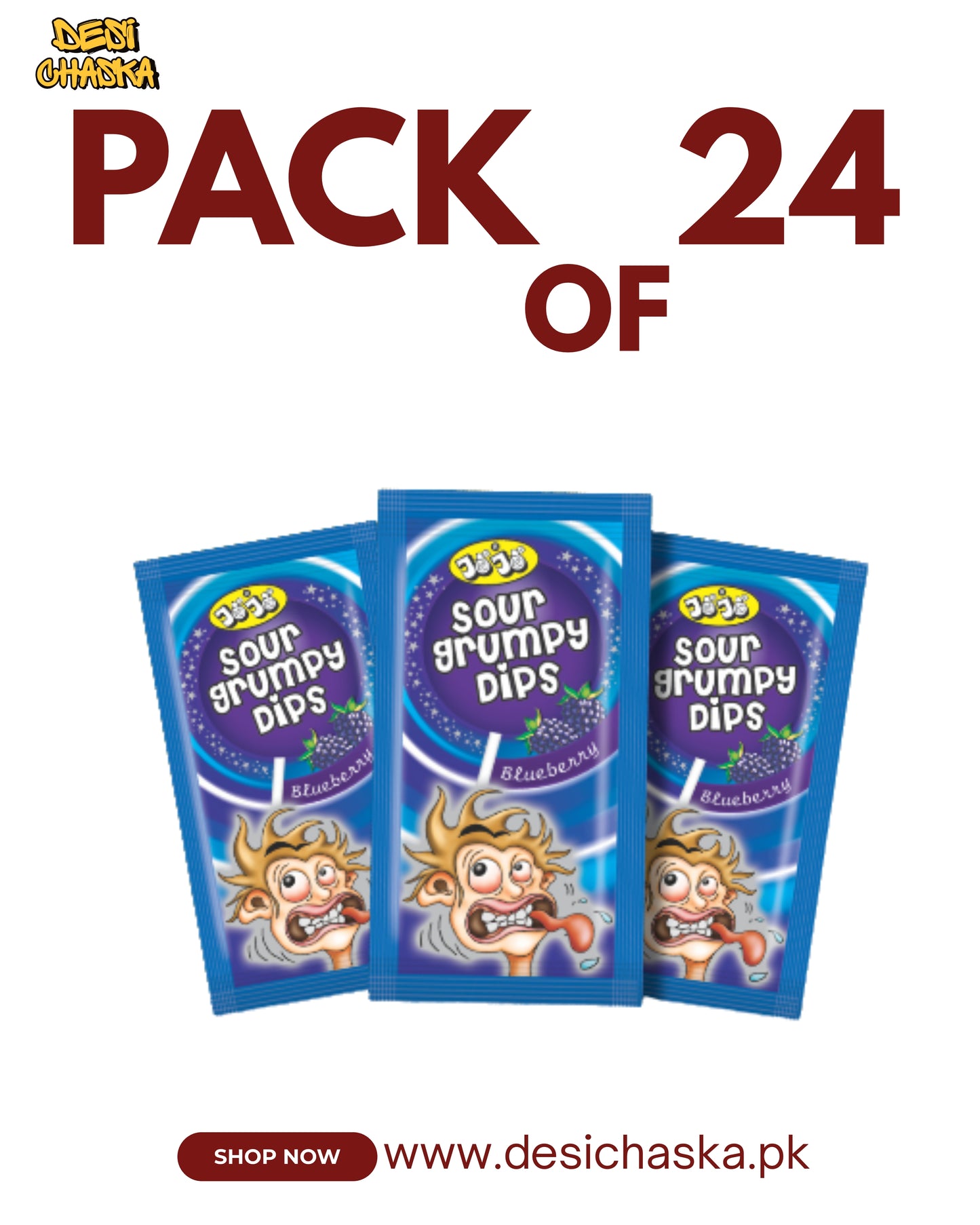 GRUMPY DIPS - PACK OF 24