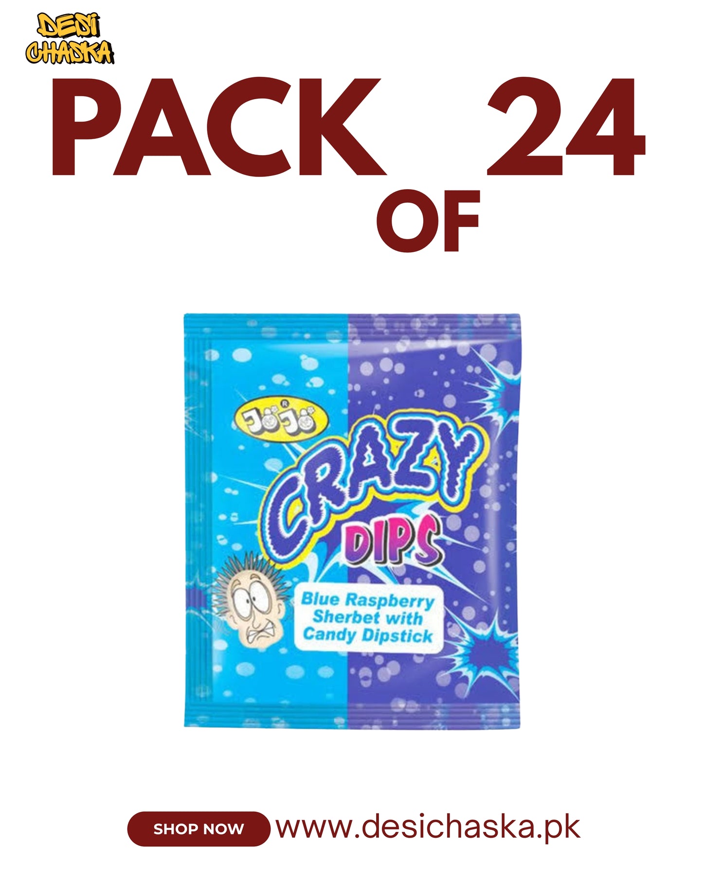 CRAZY DIPS - PACK OF 24