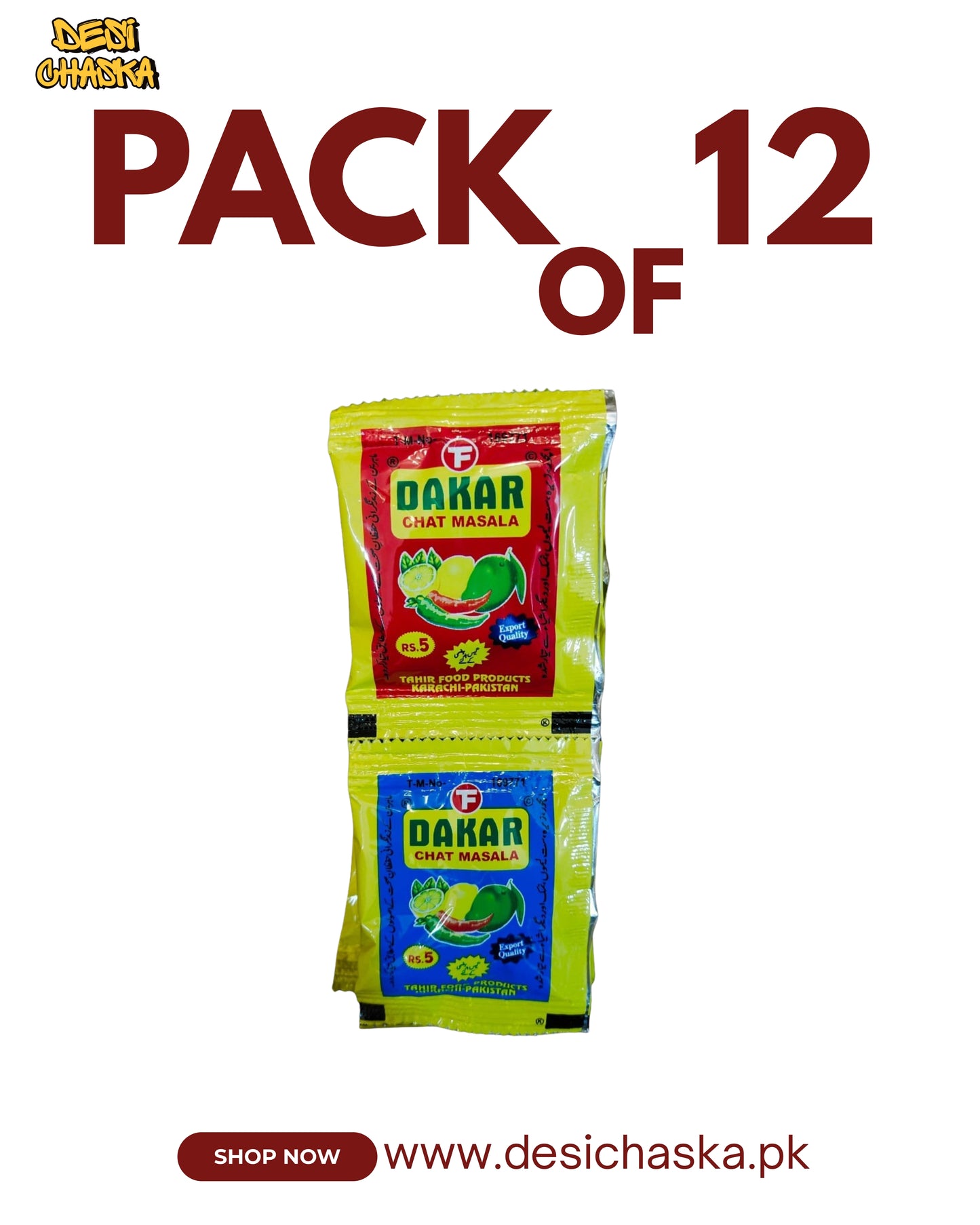 DAKAR CHURAN - PACK OF 12