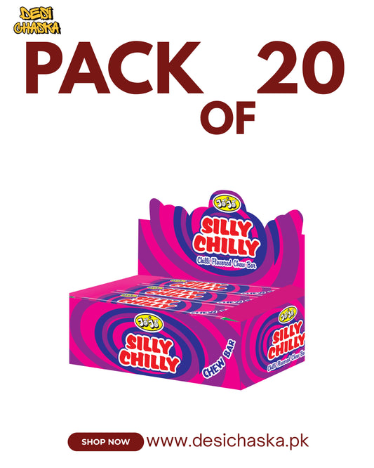 SILLY CHILLY CHEW - PACK OF 20