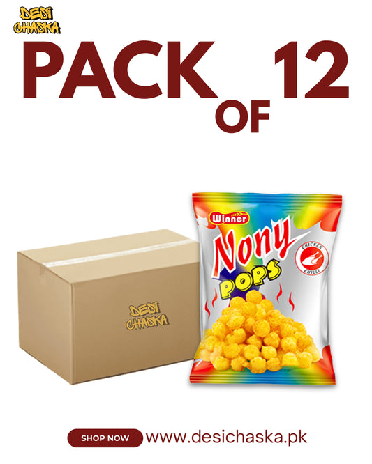 NONY POPS - PACK OF 12 ( CHICKEN CHILLI FLAVOR)