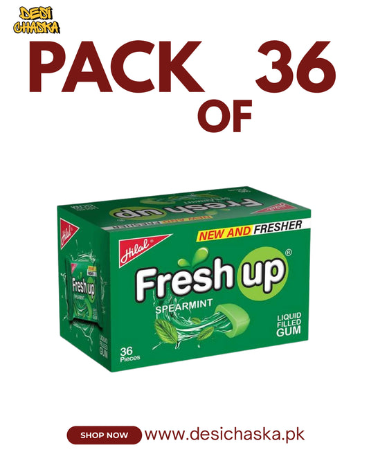 FRESH UP BUBBLE - PACK OF 36