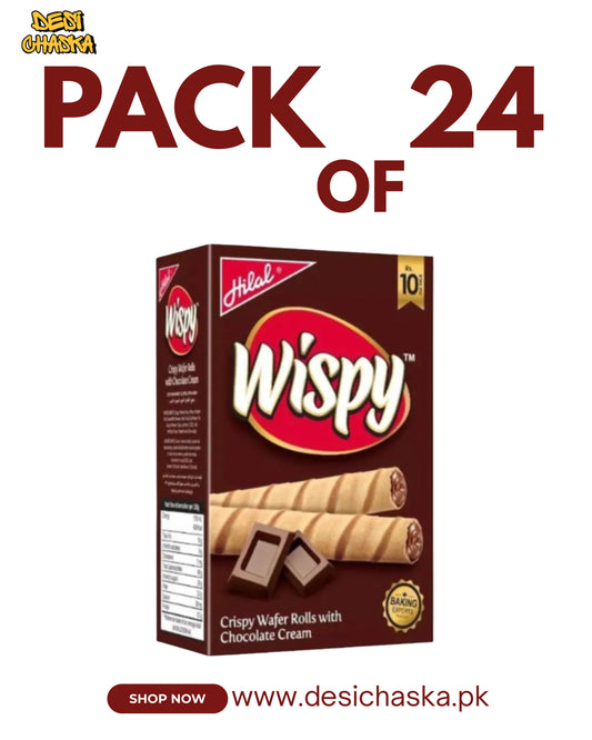 WISPY WAFER - PACK OF 24 ( CHOCOLATE)