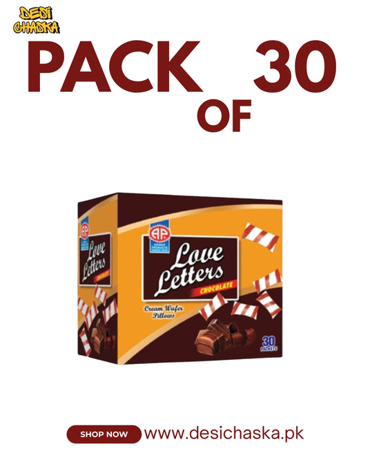 LOVE LETTER - PACK OF 30 ( CHOCOLATE)